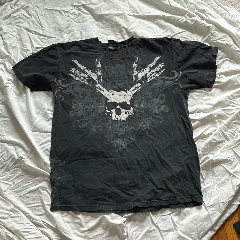 WWE authentic t-shirt, black/grey